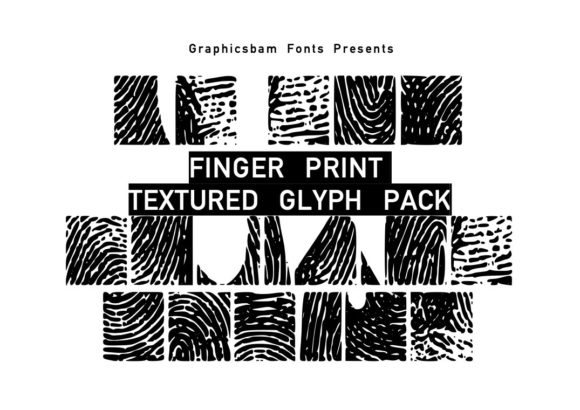 Adding Texture with Finger Prints Glyph Font for Web Design