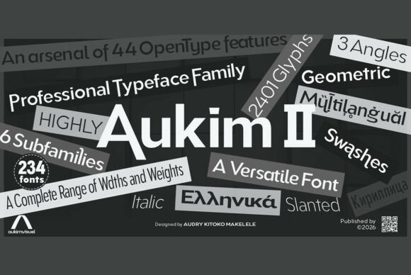 Aukim II Font Review: A Modern Sans Serif for Branding