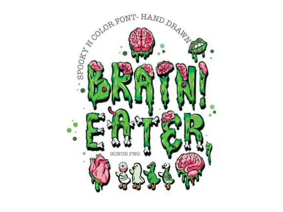 Brain Eater: A Spooky Color Font for Bold Branding
