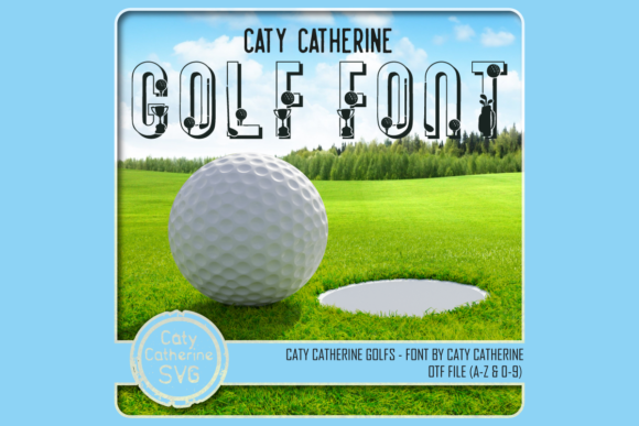 Caty Catherine Golfs: A Sporty Typeface for Makers