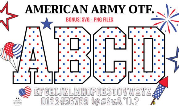 Celebrate with the American Memorial Day Font for Makers