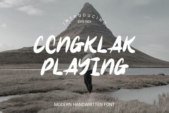 Congklak Playing Font: A Sweet Typeface for Makers