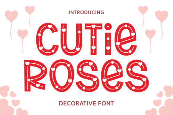 Cutie Roses: A Decorative Font for Modern Web Design