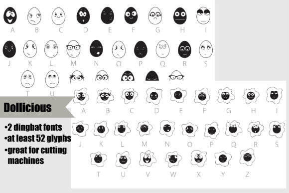 Designing with Egg Emoticon Font for Handmade Goods