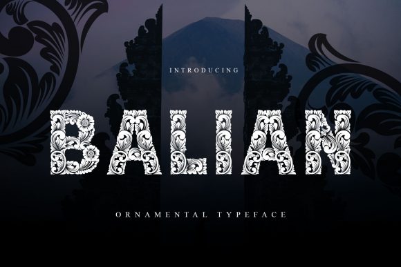 Elevate Your Campaigns with the Balian Decorative Font