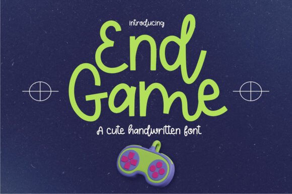 End Game Font: A Handwritten Typeface for Makers