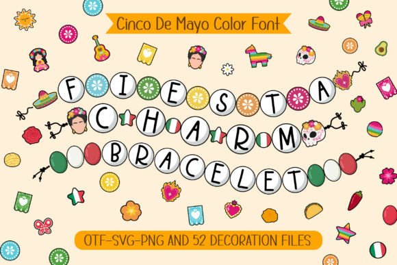Fiesta Charm Bracelet: A Color Font for Scroll-Stopping Marketing