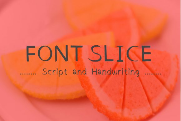 Font Slice: A Handwritten Typeface for Small Business Branding