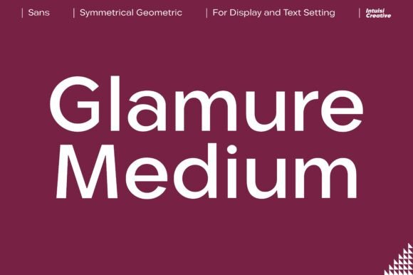 Glamure Medium: The Bold Sans Serif for Campaign Impact