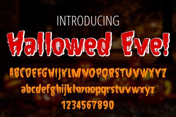 Hallowed Eve Font: A Spooky Typeface for Branding