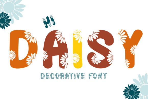 Hi Daisy: A Playful Decorative Font for Handmade Brands