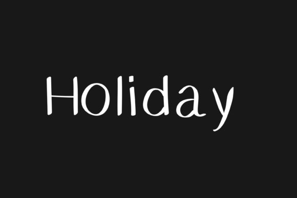 Holiday Font: A Charming Typeface for Brand Identity