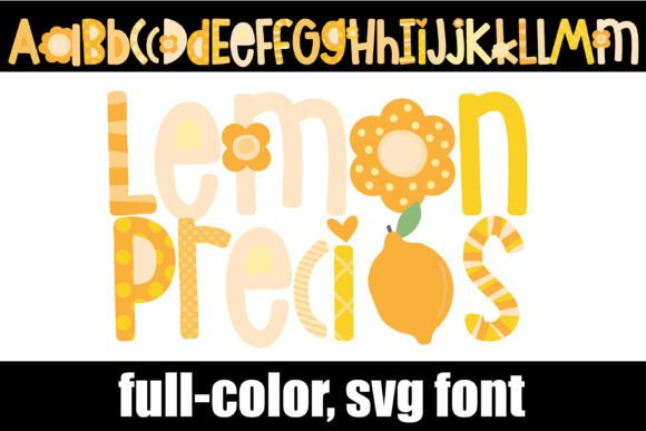 Lemon Precious: A Color Font for Bold Campaign Headlines