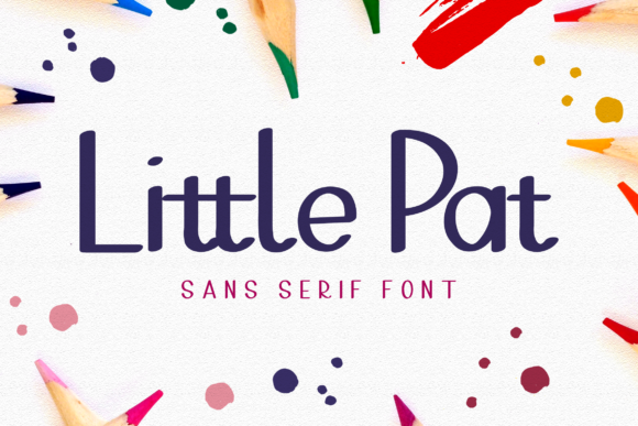 Little Pat 1 Font: A Modern Sans Serif for Editorial Design
