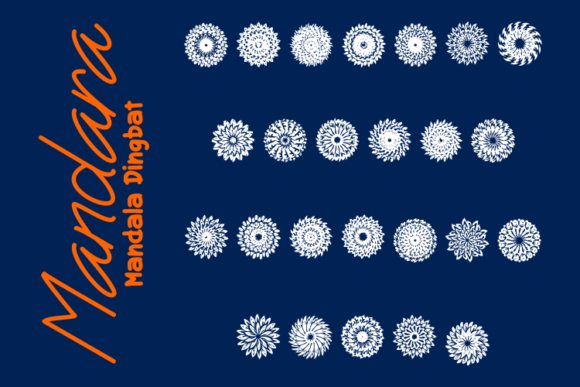 Mandara Font: Elevate Your Brand with Unique Dingbats