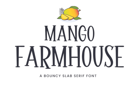 Mango Farmhouse: A Bouncy Slab Serif Font for Web Design