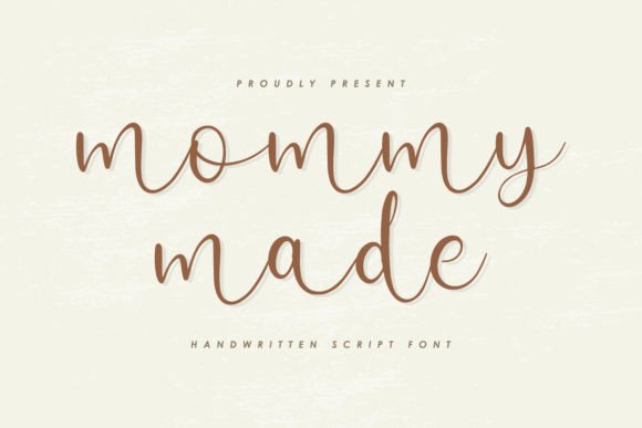 Mommymade: A Playful Handwritten Font for Makers
