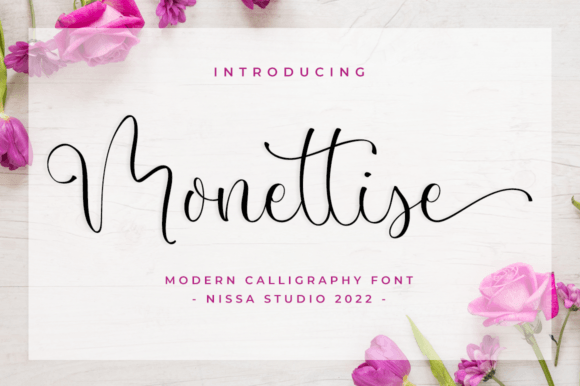 Monettise: A Delicate Script Font for Modern Web Design