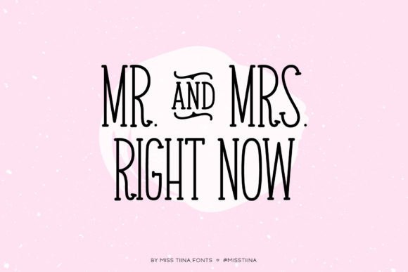 Mr. Mrs. Right Now: The Serif Font for Scroll-Stopping Content
