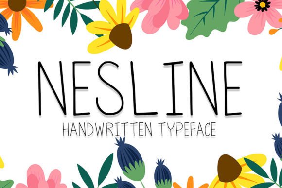 Nesline: A Handwritten Typeface for Authentic Editorial Design
