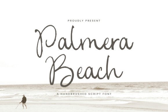 Palmera Beach: A Vibrant Script Font for Editorial Design