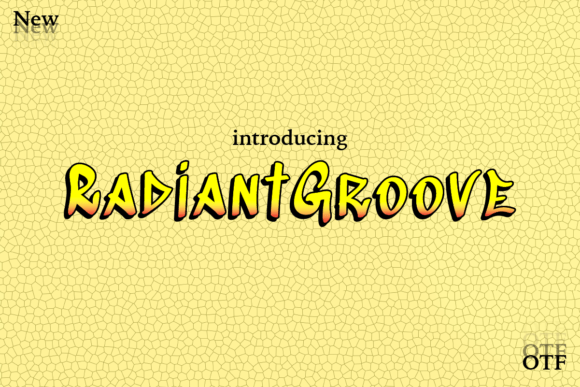 Radiant Groove Font: A Dynamic Typeface for Makers