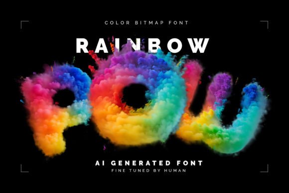 Rainbow Pow: A Vibrant Color Font for Bold Campaigns
