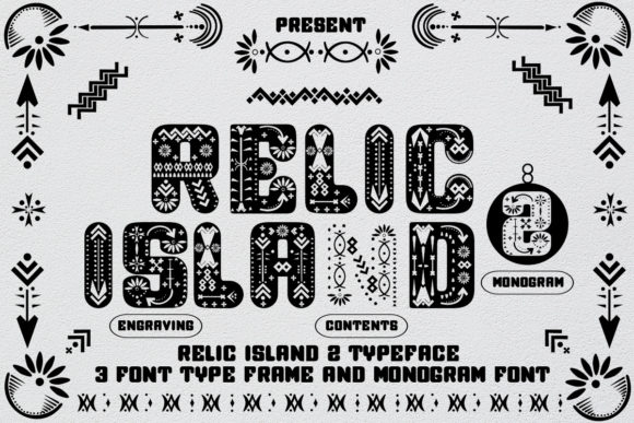 Relic Island 2: A Hippy Typeface for Modern Editorial Design