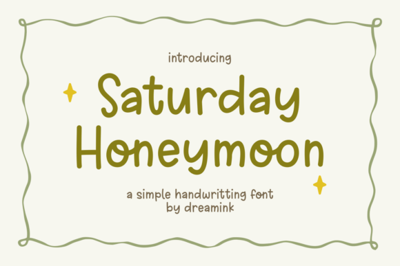 Saturday Honeymoon Font Review for Campaign Design
