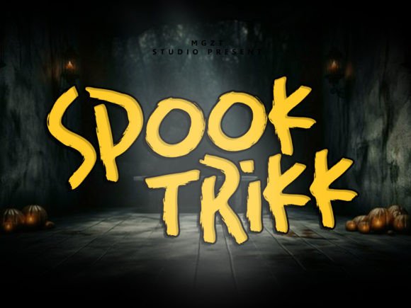 Spook Trikk Font: A Playful Typeface for Editorial Design