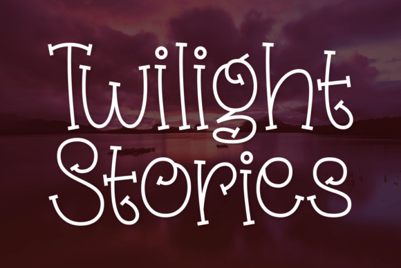 Twilight Stories: A Quirky Serif Font for Bold Web Design