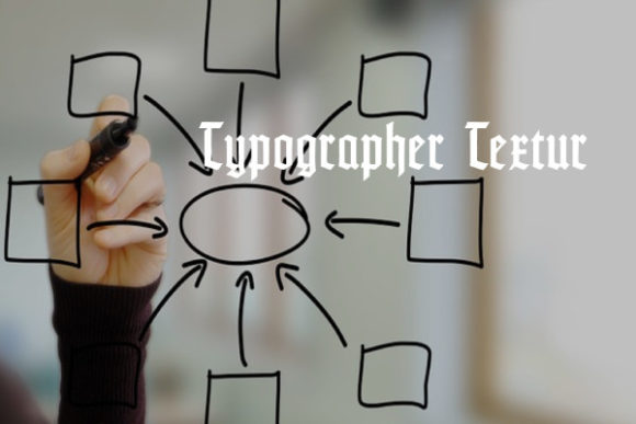 Typographer Textur: A Blackletter Font for Bold Campaigns