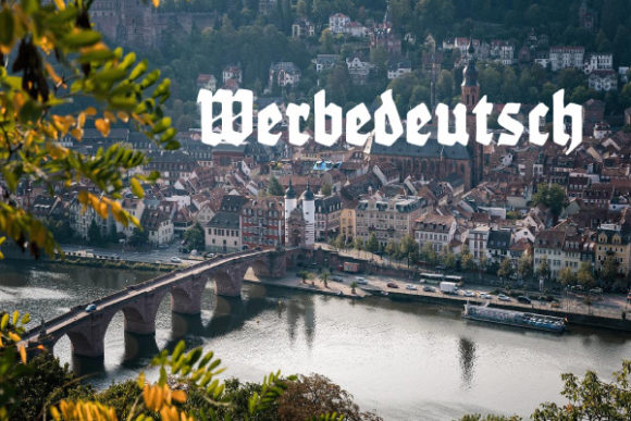 Werbedeutsch Font Review: Bold Blackletter for Web Headers