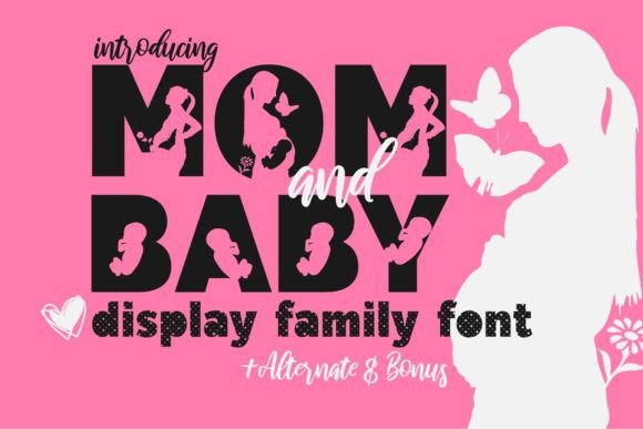 XMom and Baby Font: A Decorative Typeface for Editorial Design